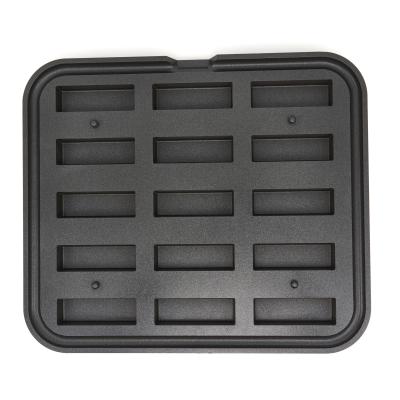 Forma na tartaletky - obdélník - 90x30/85x26 mm - 15 kusů | MAXIMA 09374321