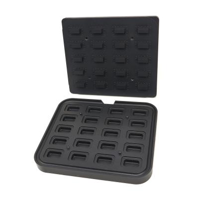 MAXIMA 09374322 | Forma na tartaletky - obdélníková - 64x41/45x22 mm - 20 kusů