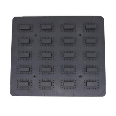 MAXIMA 09374322 | Forma na tartaletky - obdélníková - 64x41/45x22 mm - 20 kusů