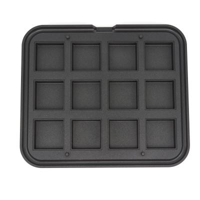 MAXIMA 09374324 | Forma na tartaletky - čtvercová - 72/62 mm - 12 kusů