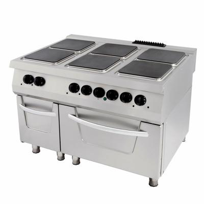 Sporák Premium - 6 hořáků - elektrický - tříplotýnkový - s troubou - hloubka 90 cm | MAXIMA 09398526
