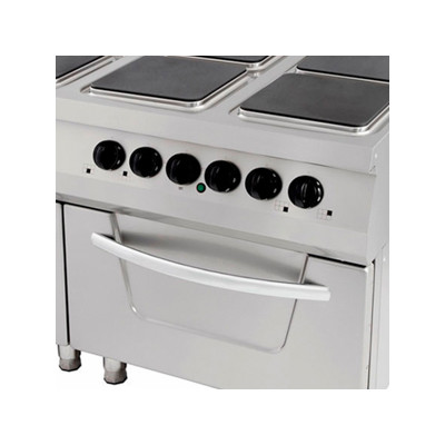 Maxima Sporák Premium - 6 hořáků - elektrický - tříplotýnkový - s troubou - hloubka 90 cm |  09398526