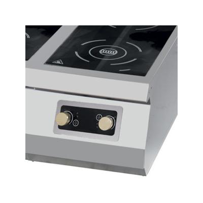 Indukční sporák Premium - 4 hořáky - elektrický - dvojitá jednotka - hloubka 90 cm | MAXIMA 09398556