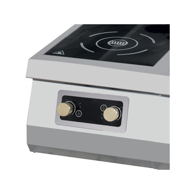 Maxima Indukční sporák Premium - 4 hořáky - elektrický - dvojitá jednotka - hloubka 90 cm |  09398556