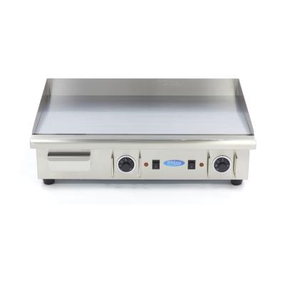 MAXIMA 09365164 | Grilovací pánev hladká 73 cm - chromová deska - 400 V