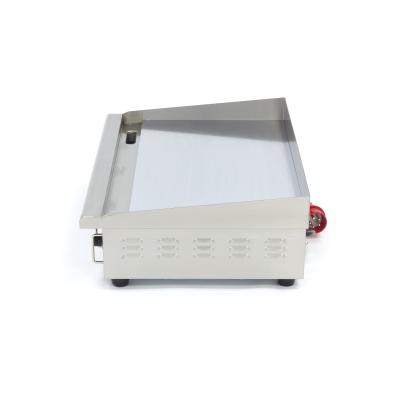 MAXIMA 09365164 | Grilovací pánev hladká 73 cm - chromová deska - 400 V