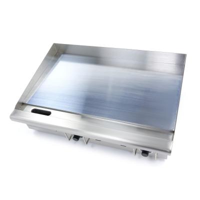 MAXIMA 09365164 | Grilovací pánev hladká 73 cm - chromová deska - 400 V