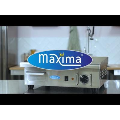 Grilovací deska hladká 73 cm - chromová deska - 400 V | MAXIMA 09365164