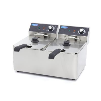 Fritéza 2 x 8 l - dvojitý koš | MAXIMA 09365225