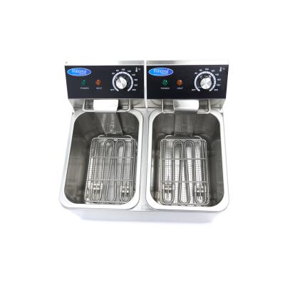Fritéza - 2 x 4 l - 2 koše - až 1,5 kg hranolek | MAXIMA 09365212
