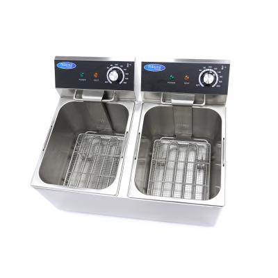 Fritéza 2 x 8 l - dvojitý koš | MAXIMA 09365225