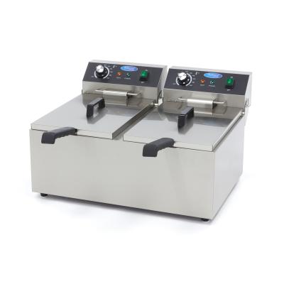 Fritéza 2 x 11 l - dvojitý koš | MAXIMA 09365227