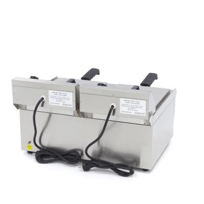 MAXIMA 09365229 | Fritéza - 2 x 10 l - 2 koše - s vypouštěcím kohoutem