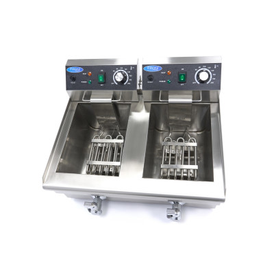 Maxima Fritéza - 2 x 10 l - 2 koše - s vypouštěcím kohoutem |  09365229