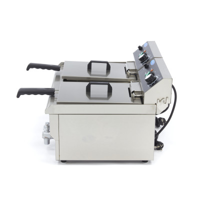 Maxima Fritéza 2 x 13 l s vypouštěcím kohoutkem - dvojitý koš |  09365231