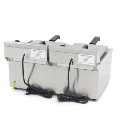 MAXIMA 09365231 | Fritéza 2 x 13 l s vypouštěcím kohoutkem - dvojitý koš