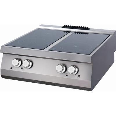 Infračervený sporák Premium - 4 hořáky - elektrický - dvojitá jednotka - hloubka 90 cm | MAXIMA 09398561
