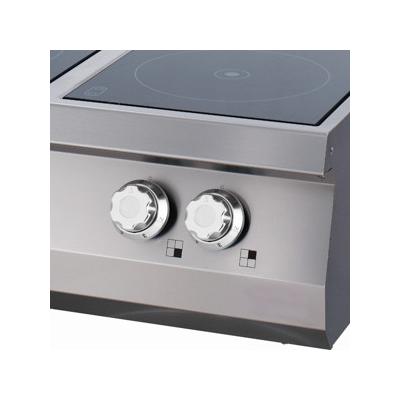MAXIMA 09398561 | Infračervený sporák Premium - 4 hořáky - elektrický - dvojitá jednotka - hloubka 90 cm