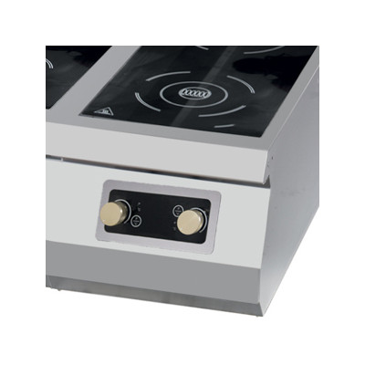 Maxima Varná deska Premium - 4 hořáky - dvojitá - hloubka 90 cm - elektrická |  09398536