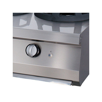 Maxima Vařič Wok Premium - plynový - 2 x 28,5 plotýnek - dvojitá jednotka - hloubka 90 cm |  09398546