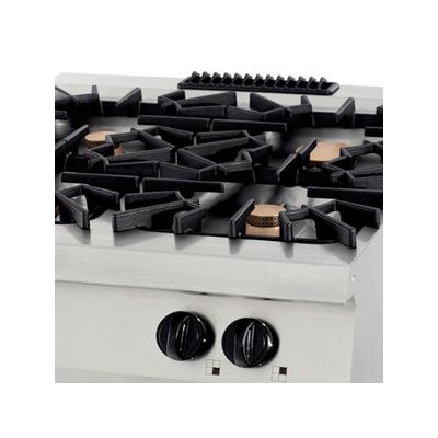 Sporák Premium - 4 hořáky - 40kW - plynový - dvouplotýnkový - hloubka 90 cm | MAXIMA 09398517