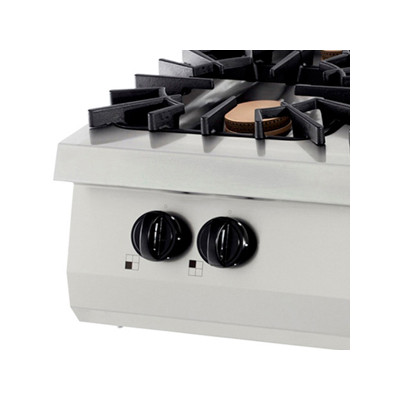 Maxima Sporák Premium - 4 hořáky - 40kW - plynový - dvouplotýnkový - hloubka 90 cm |  09398517