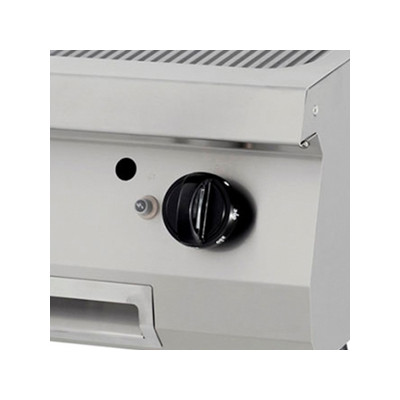 Maxima Grilovací deska Premium s drážkami Chrome - plynová - 90 cm hluboká |  09398568