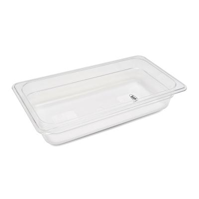 MAXIMA 09367918 | Gastronádoba 1/3 GN - hloubka 6,5 cm - 32,5 x 17,6 cm - polykarbonát