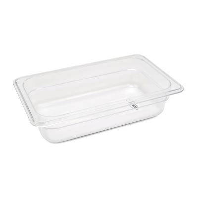Gastroška 1/4 GN - hloubka 6,5 cm - 26,5 x 16,2 cm - polykarbonát | MAXIMA 09367922