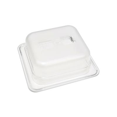 Gastroška 1/6 GN - hloubka 6,5 cm - 17,6 x 16,2 cm - polykarbonát | MAXIMA 09367925