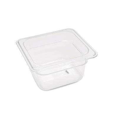 Gastroška 1/6 GN - hloubka 10 cm - 17,6 x 16,2 cm - polykarbonát | MAXIMA 09367926
