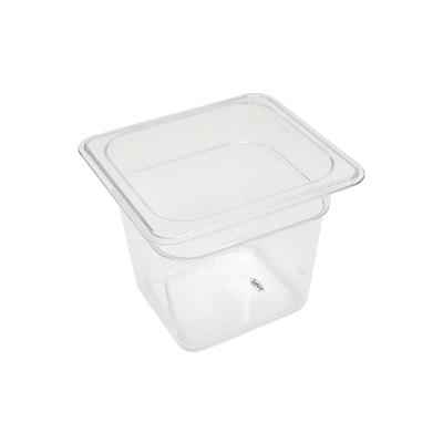 MAXIMA 09367927 | Gastronádoba 1/6 GN - hloubka 15 cm - 17,6 x 16,2 cm - polykarbonát