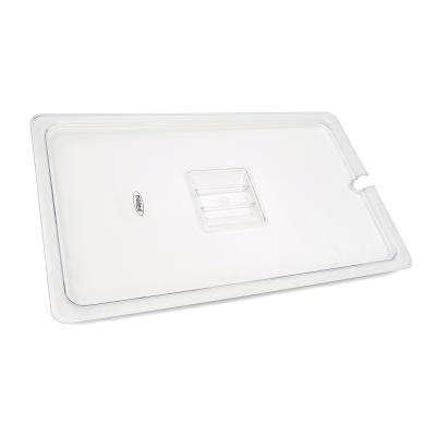 Gastroška s víkem 1/1 GN - s prohlubní - Polykarbonát | MAXIMA 09367936