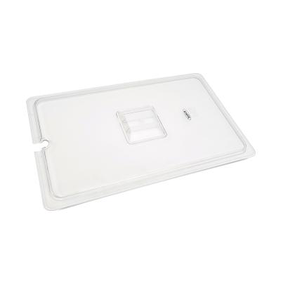 Gastroška s víkem 1/1 GN - s prohlubní - Polykarbonát | MAXIMA 09367936