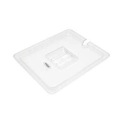Gastroška víko 1/2 GN - s prohlubní - polykarbonát | MAXIMA 09367937