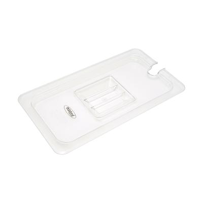 Gastroška víko 1/3 GN - s prohlubní - polykarbonát | MAXIMA 09367938