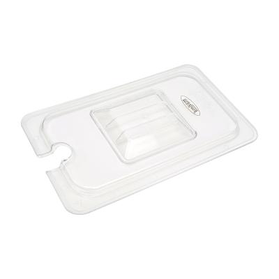 MAXIMA 09367940 | Gastronádoba s víkem 1/6 GN - s prohlubní - Polykarbonát