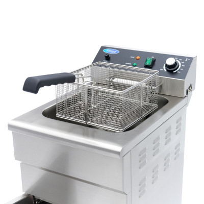 Maxima Fritéza - 16 l - 1 koš - s vypouštěcím kohoutem a stojanem - 230 V |  09365157