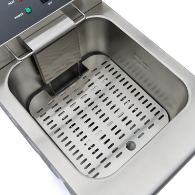 Maxima Fritéza - 16 l - 1 koš - s vypouštěcím kohoutem a stojanem - 230 V |  09365157