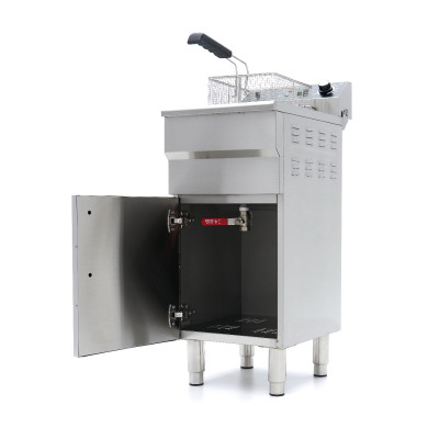 Maxima Fritéza - 16 l - 1 koš - s vypouštěcím kohoutem a stojanem - 230 V |  09365157