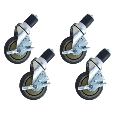 MAXIMA 09300937 | Kolečka pracovního stolu 4 ks - s brzdami - 5 palců / 12,7 cm