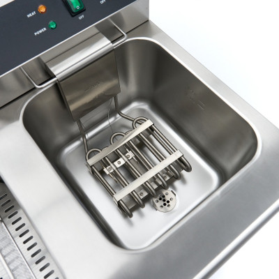 Maxima Fritéza - 2 x 16 l - 2 koše - s vypouštěcím kohoutem a stojanem - 230 V |  09365158