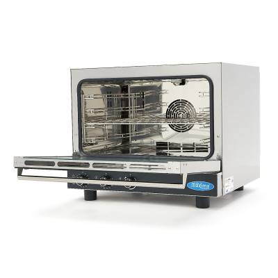 Maxima Kombinovaná parní Trouba - vhodná pro 4 Zásobníky (1/1 GN / 60 x 40 cm) - Analogová - 400V |  08500202