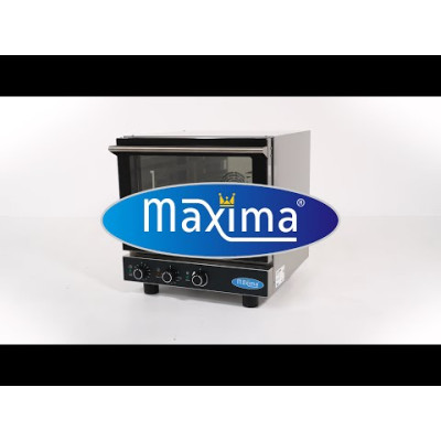 Maxima Kombinovaná parní Trouba - vhodná pro 4 Zásobníky (1/1 GN / 60 x 40 cm) - Analogová - 400V |  08500202