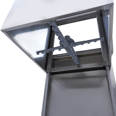 Maxima Myčka nádobí s odsavačem par - 50 x 50 cm - s oplachovým a mýdlovým čerpadlem - digitální displej - 400V |  09211008