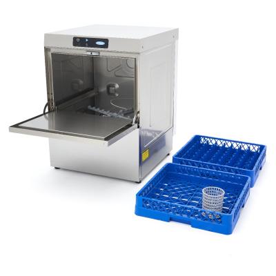 Podstavná myčka nádobí - 50 x 50 cm - s odtokem, oplachovačem a mýdlovým čerpadlem - digitální displej - 230V | MAXIMA 09211006
