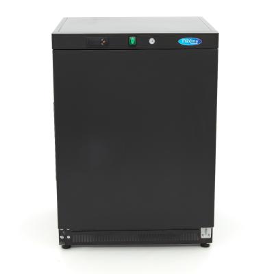 Lednice - 200 l - 3 nastavitelné police - černá | MAXIMA 09405002