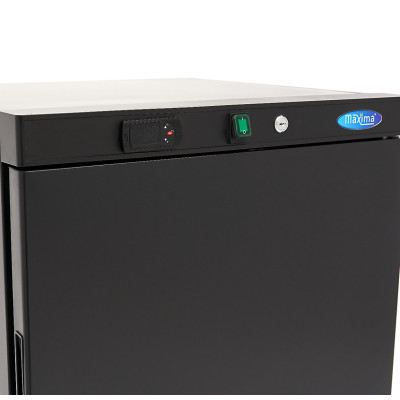 Maxima Mrazící skříň - 200 l - 2 pevné police - černá |  09405003