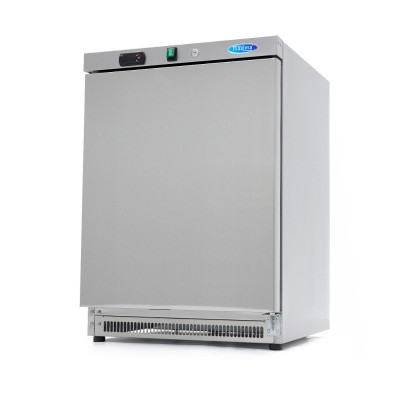 Maxima Lednice - 200 l - 3 nastavitelné police - nerezová ocel |  09405004