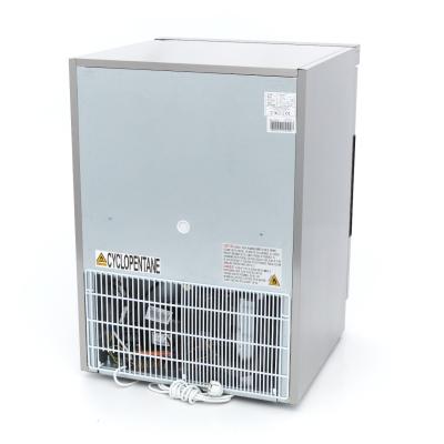 Lednice - 200 l - 3 nastavitelné police - nerezová ocel | MAXIMA 09405004